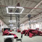Процесс монтажа пожаростойкой трубы AntiFire в ТК Народный
